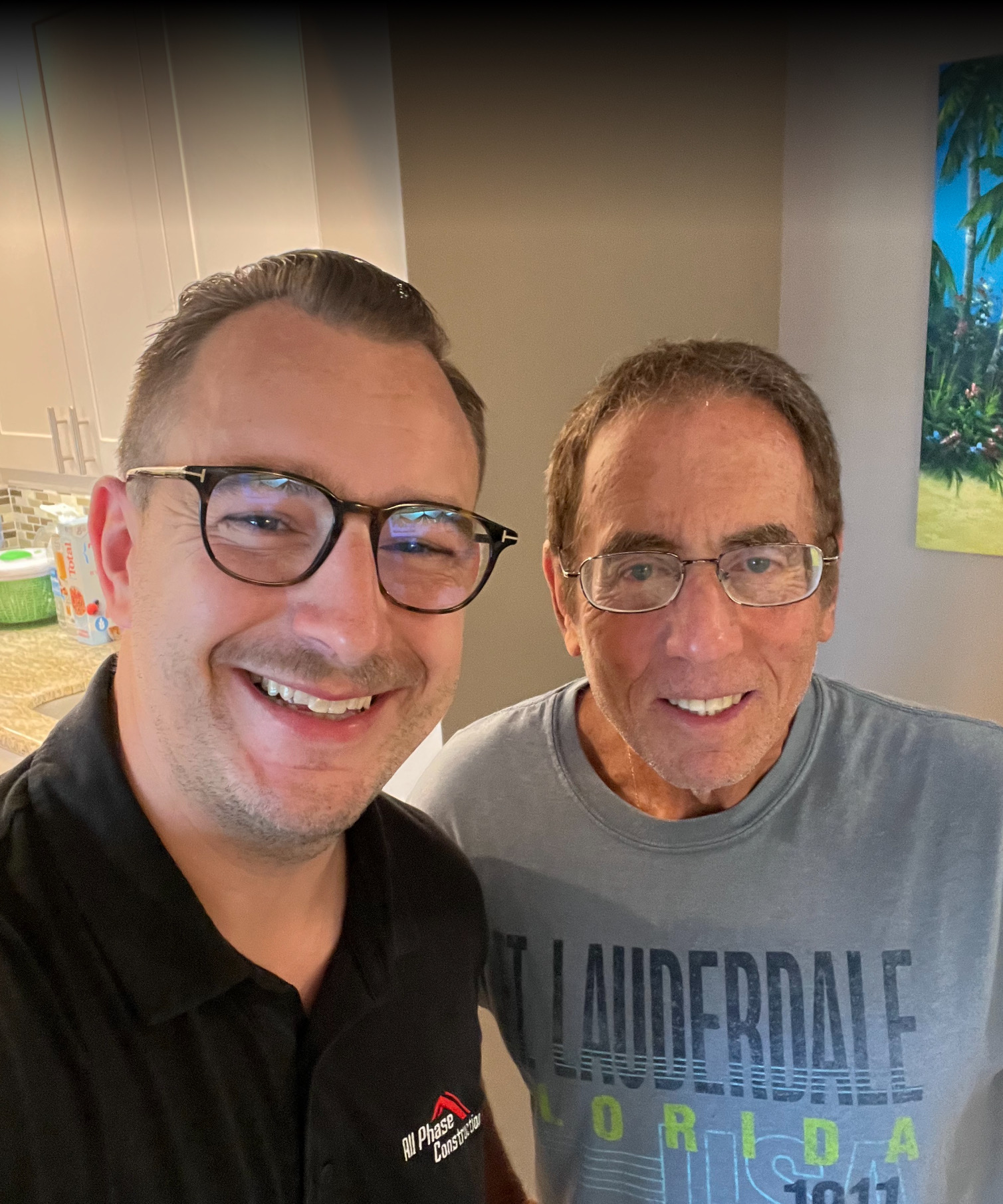 Satisfied homeowner with new roof in Fort Lauderdale, Florida